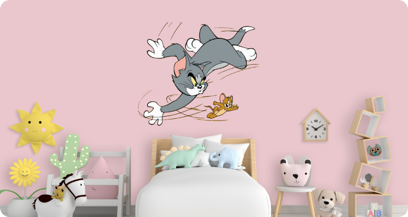 Your Favourite Cartoon Characters in kids Room- AapkaPainter