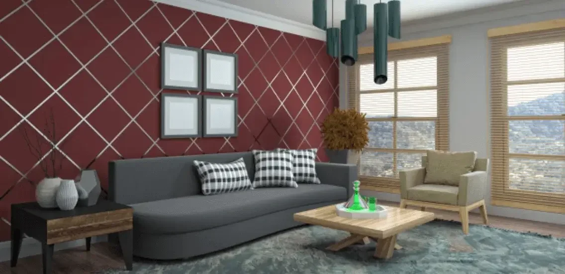 illustration living room interior design ideas