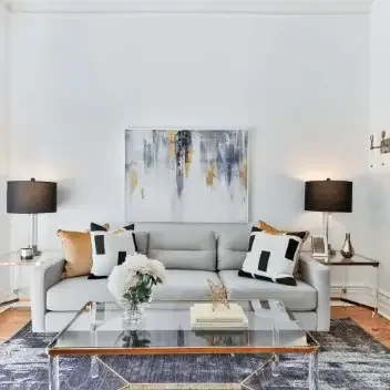 living room art work idea