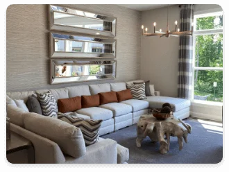 living room wall painting idea