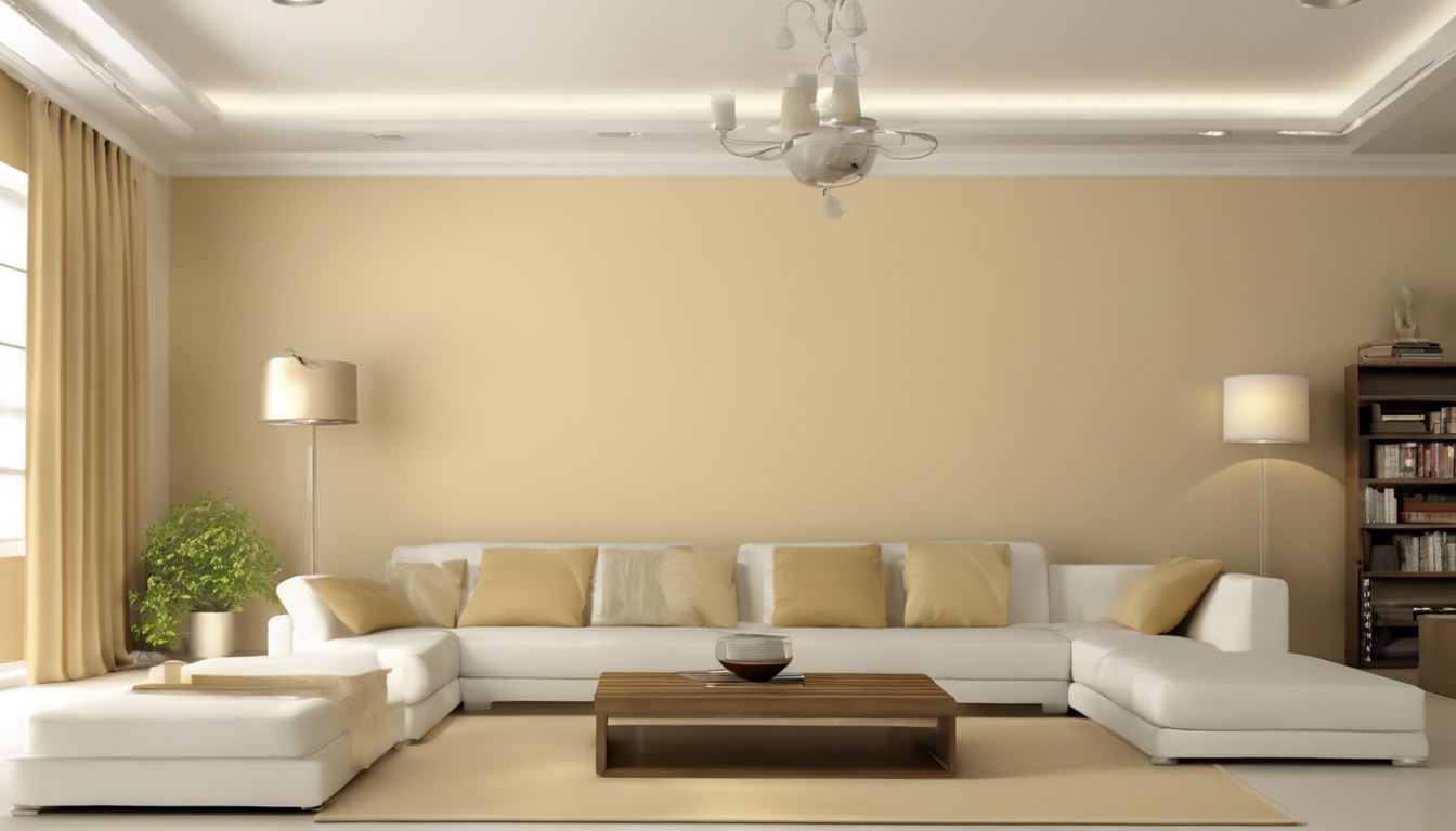 Cream color living room wall - Aapka Painter Blogs