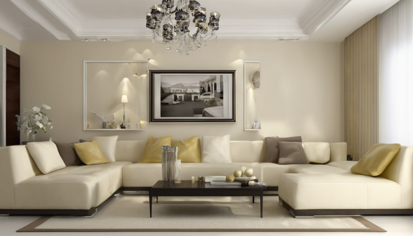 Off-white color living room wall - Aapka Painter Blogs