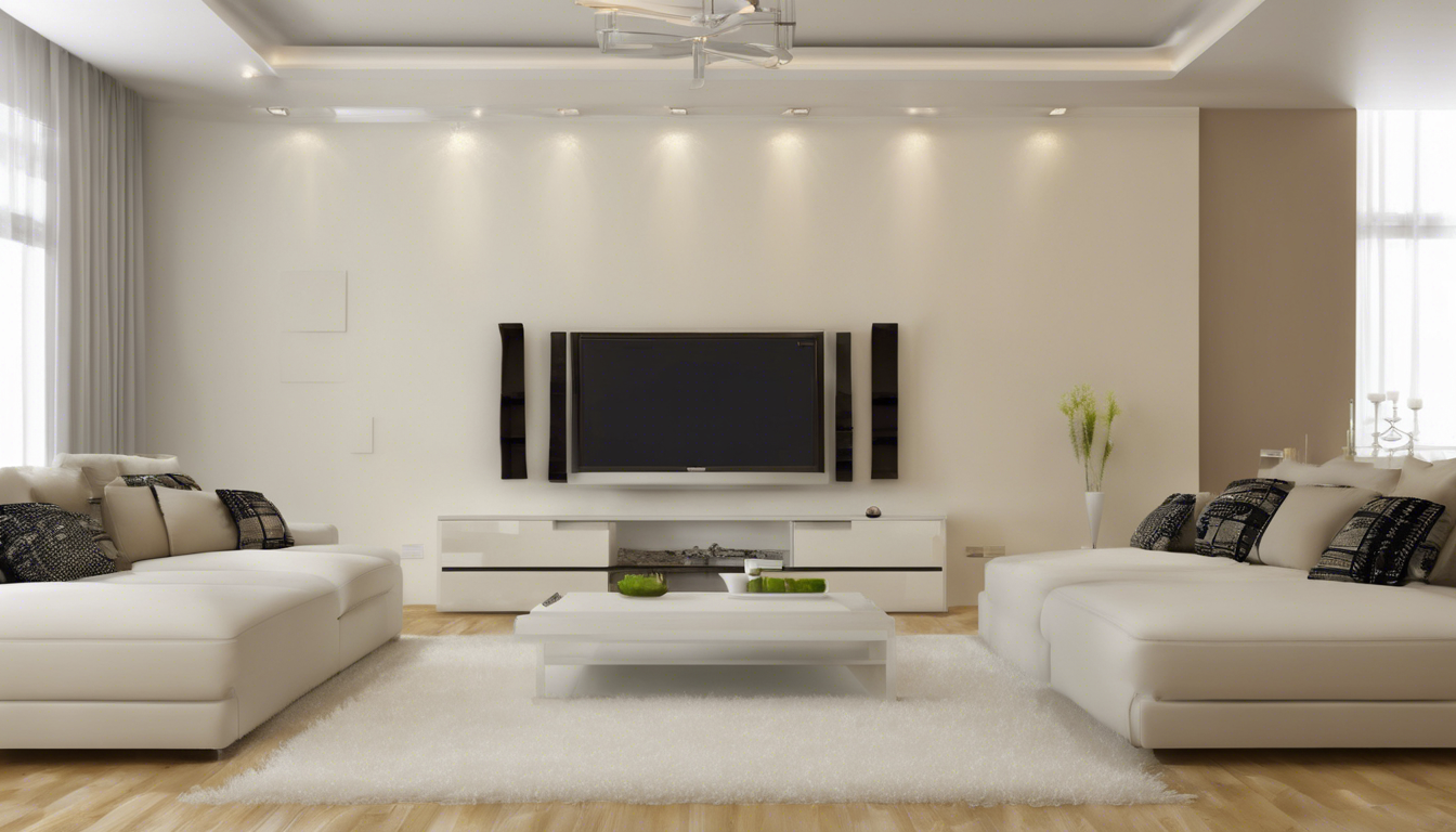 Warm white color living room wall - Aapka Painter Blogs