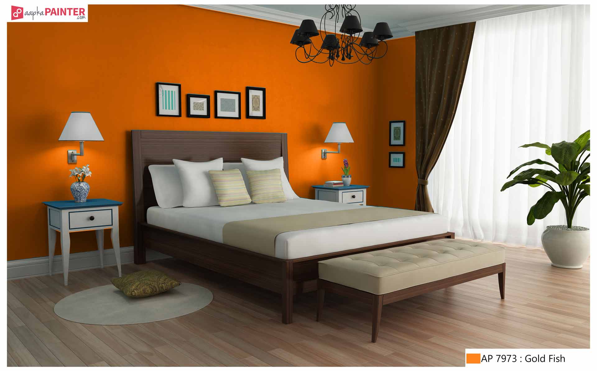 Latest Bedroom Wall Panting Designs | Professional Bedroom Paint Ideas