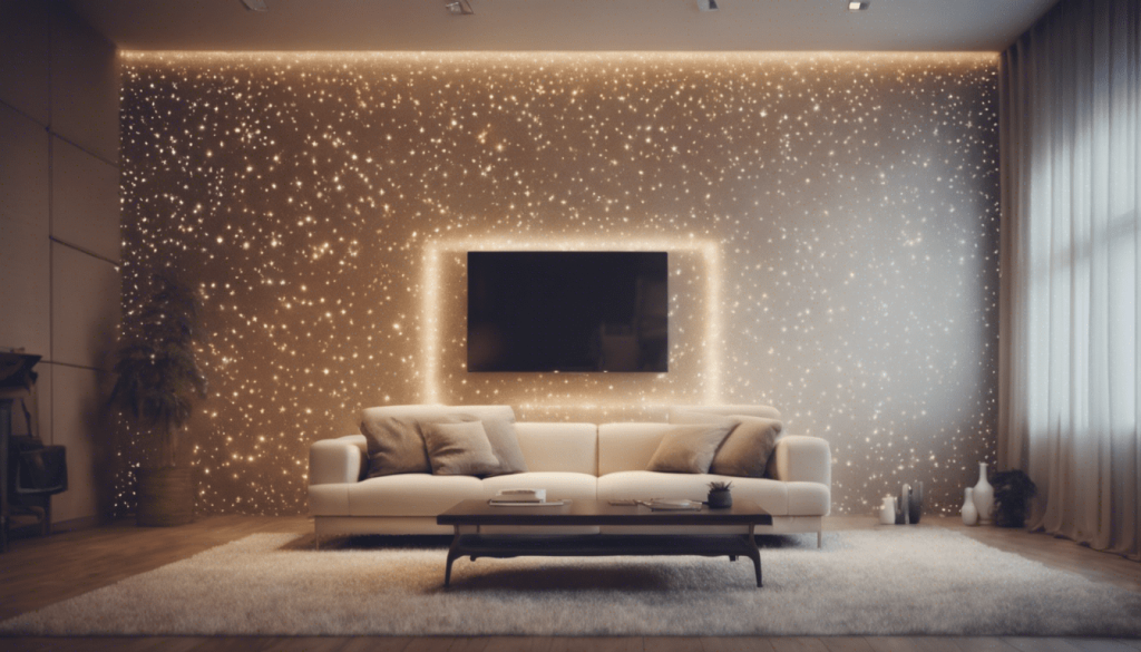 Star shaped wall texture design  - Aapka Painter