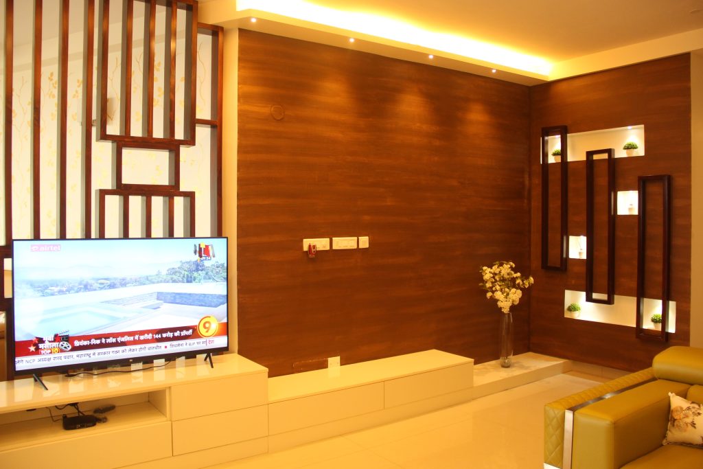 Wood inspired wall texture design  - Aapka Painter