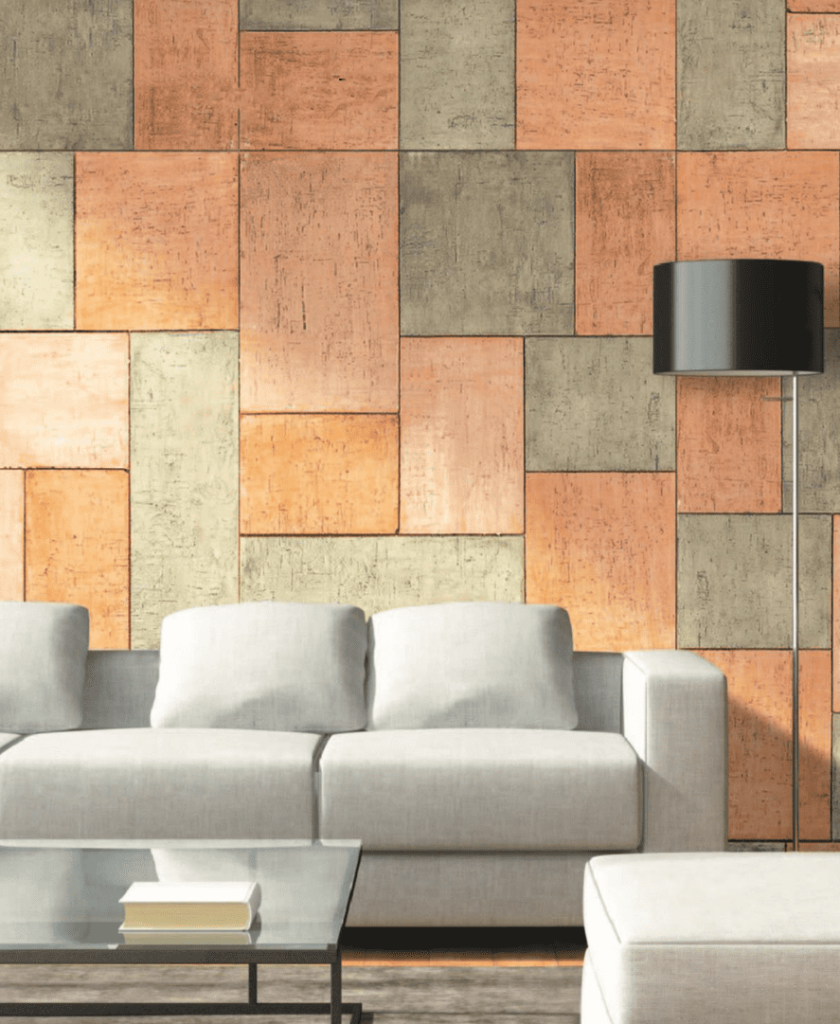 Wall texture design featuring royal hues  - Aapka Painter