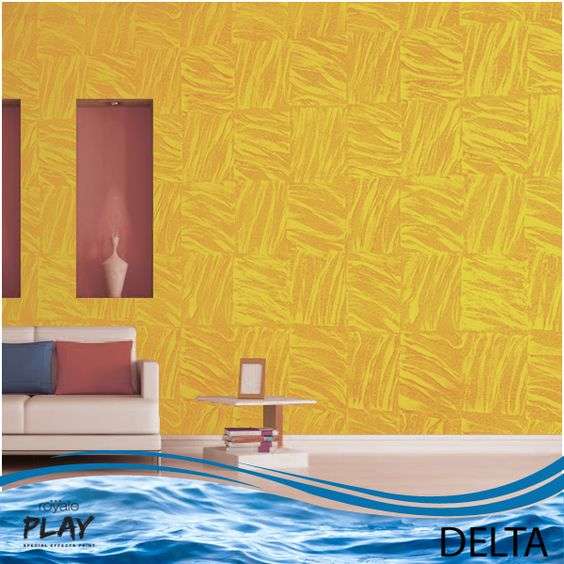 Wall with gold texture design - Aapka Painter Blogs
