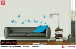 Butterfly wall stencil designs