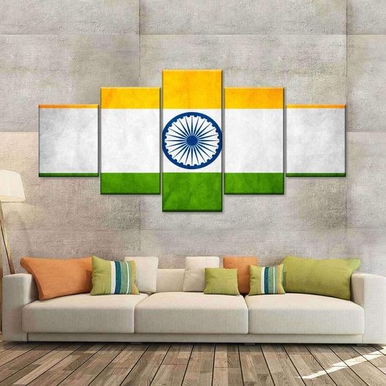 indian flag wall art