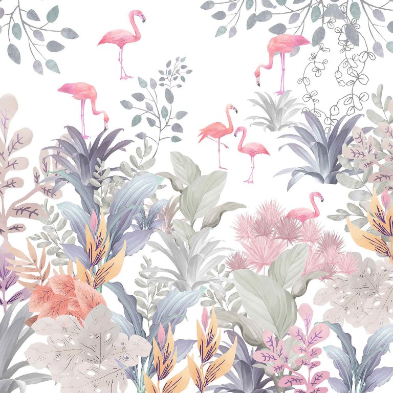 Flamingo Print Wallpaper at Rs 80/square feet