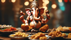 Traditional foods and sweets offered to Ganesha - Aapka Painter