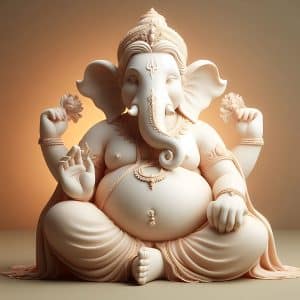 Ganesha figure designed for festive celebrations - Aapka Painter