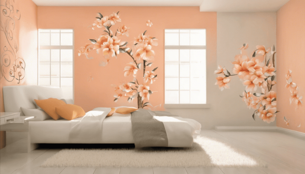 Inspirational ideas for painting walls in peach color  - Aapka Painter