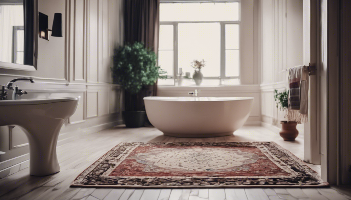 Fancy rug bathroom design - Aapka Painter Blogs