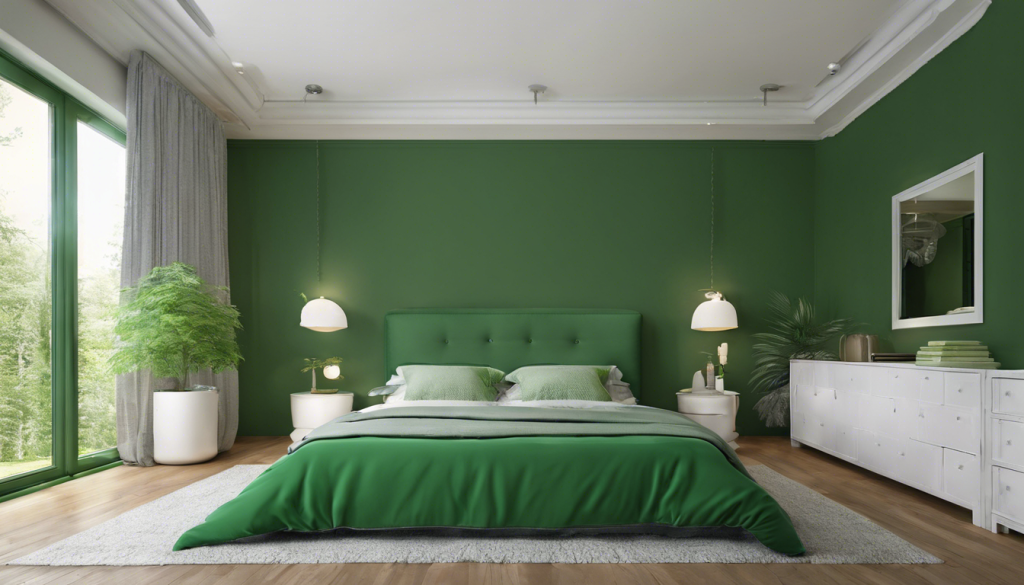 Forest green color bedroom wall - Aapka Painter Blogs