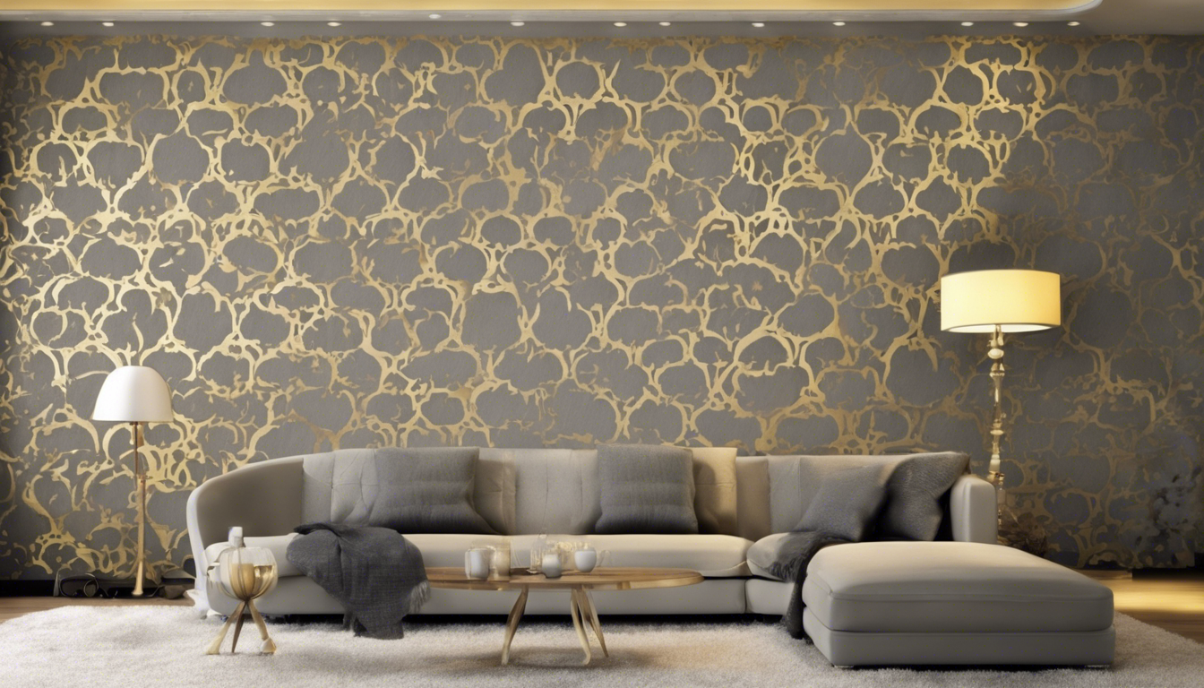 Gold and grey wall texture - Aapka Painter Blogs 