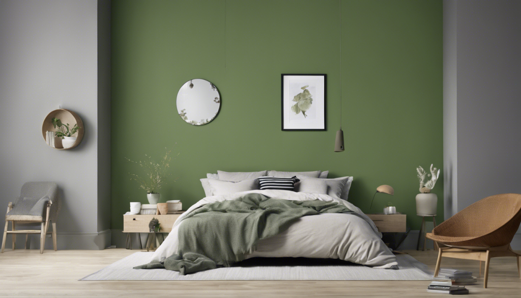 Kaki green color bedroom wall - Aapka Painter Blogs