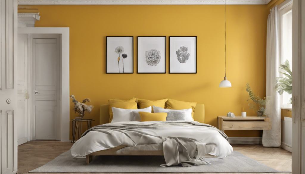 Marigold color bedroom wall - Aapka Painter Blogs