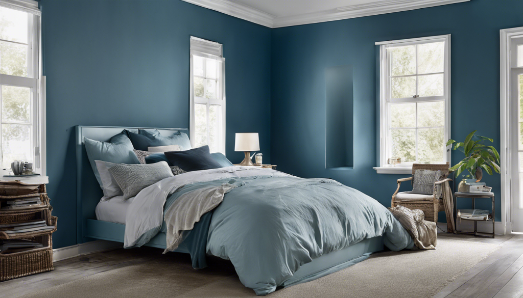 Matte marine blue wall color - Aapka Painter Blogs