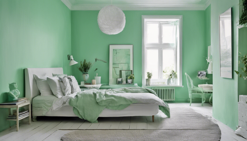 Mint green bedroom wall color - Aapka Painter Blogs