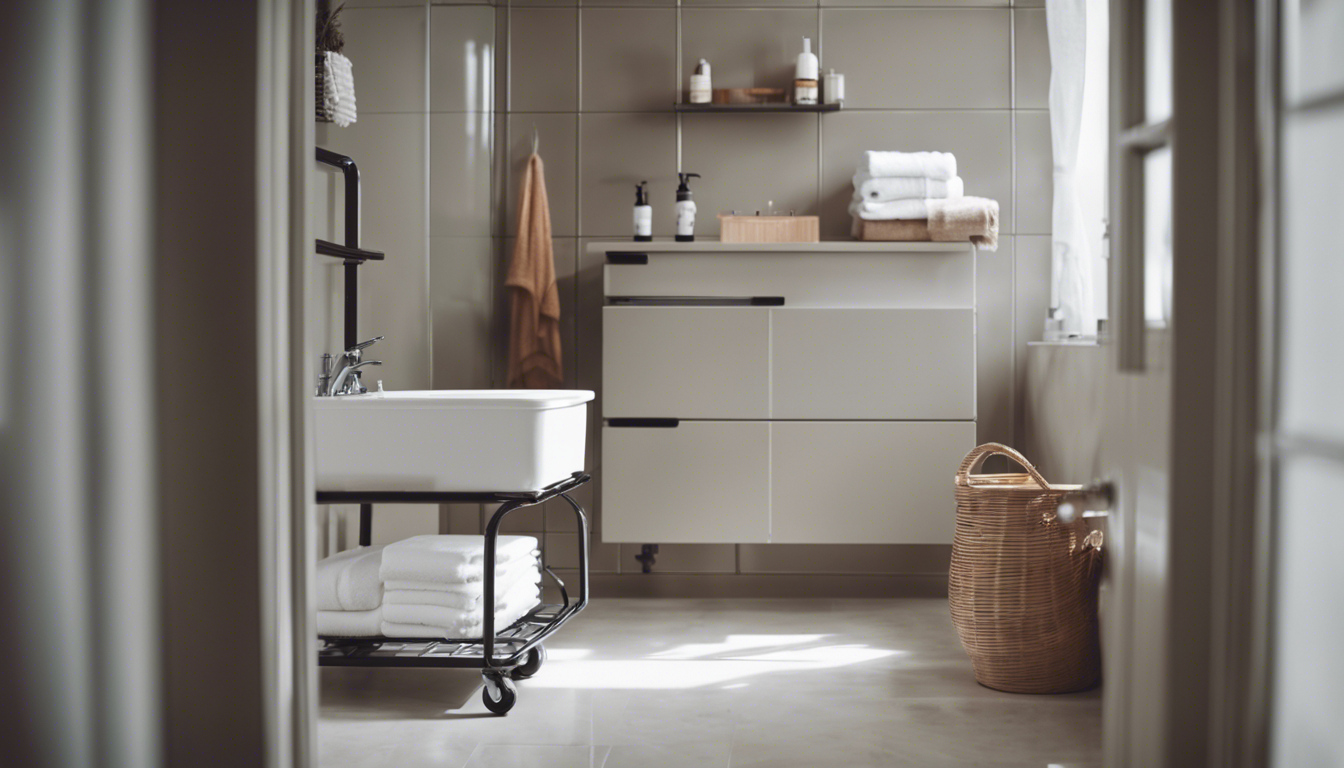 Rolling utility cart for bathroom - Aapka Painter Blogs