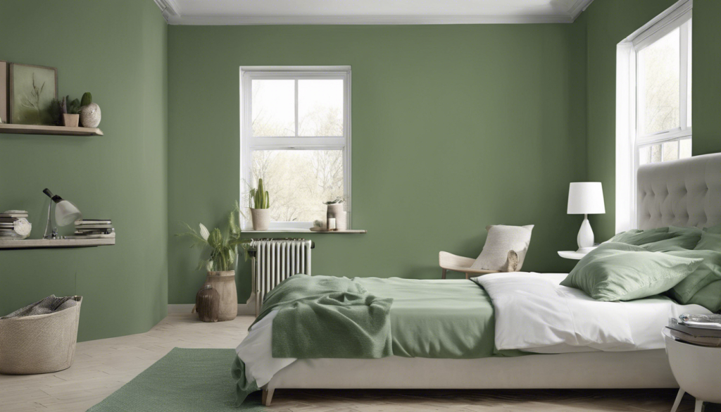 Sage green color bedroom wall - Aapka Painter Blogs