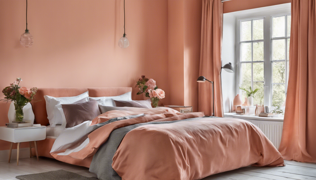 Salmon color bedroom wall - Aapka Painter Blogs