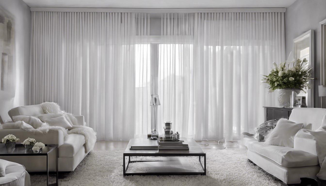 Sheer white curtains for windows - Aapka Painter Blogs