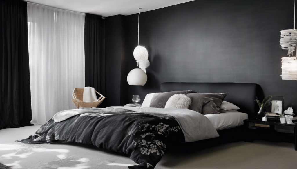 Soft black bedroom wall color - Aapka Painter Blogs