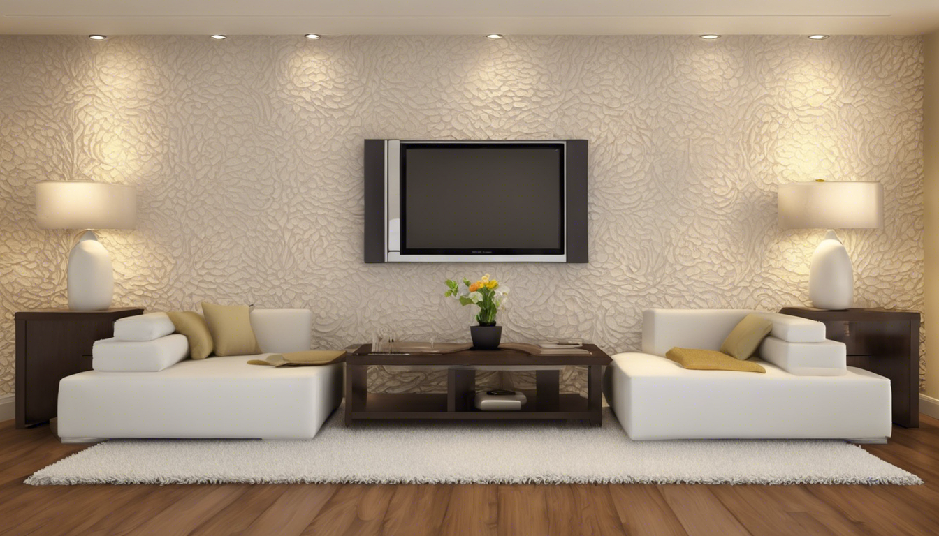 White wall texture for living room - Aapka Painter Blogs 