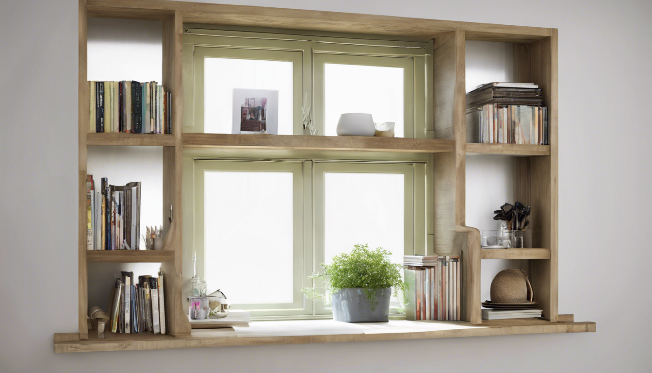 Window shelves for extra storage - Aapka Painter Blogs 