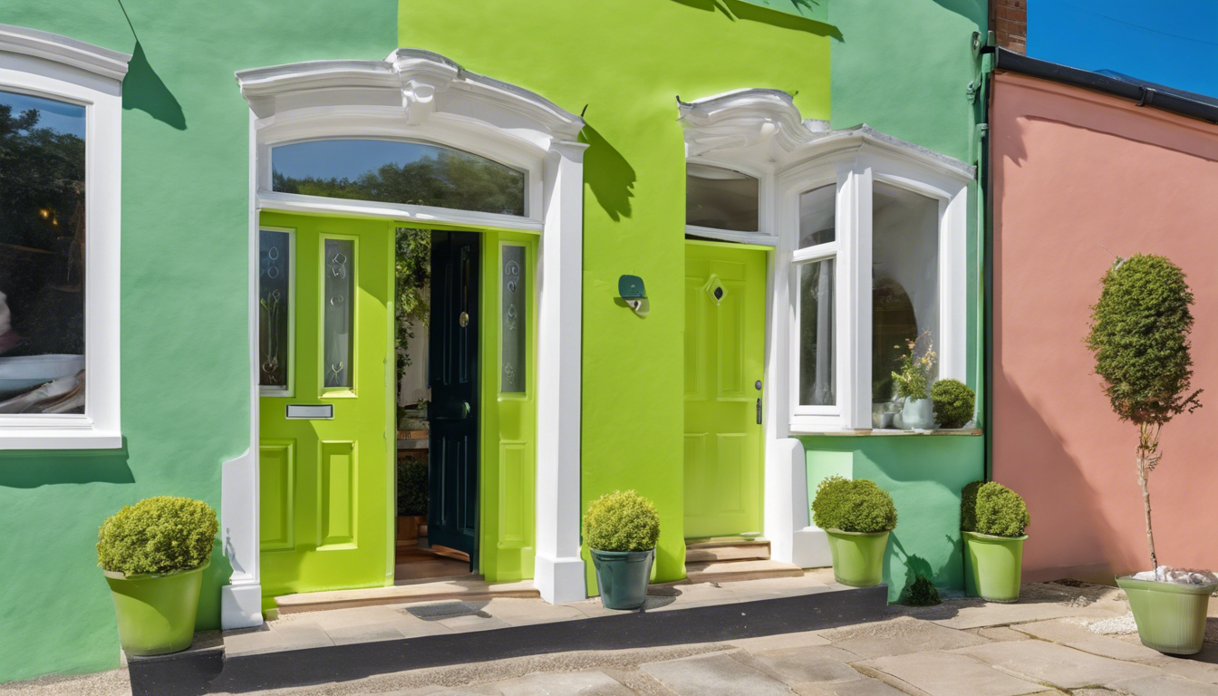 Lime color front door - Aapka Painter Blogs