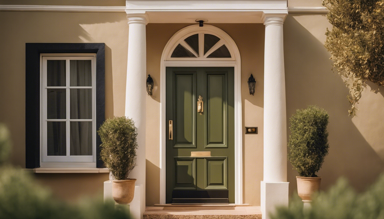 Olive green color front door - Aapka Painter Blogs