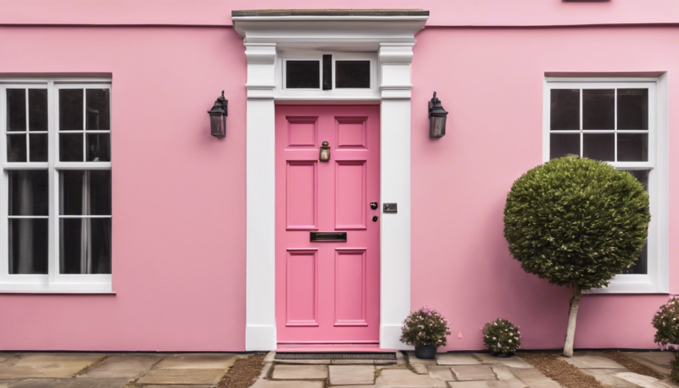 Pink color front door - Aapka Painter Blogs 