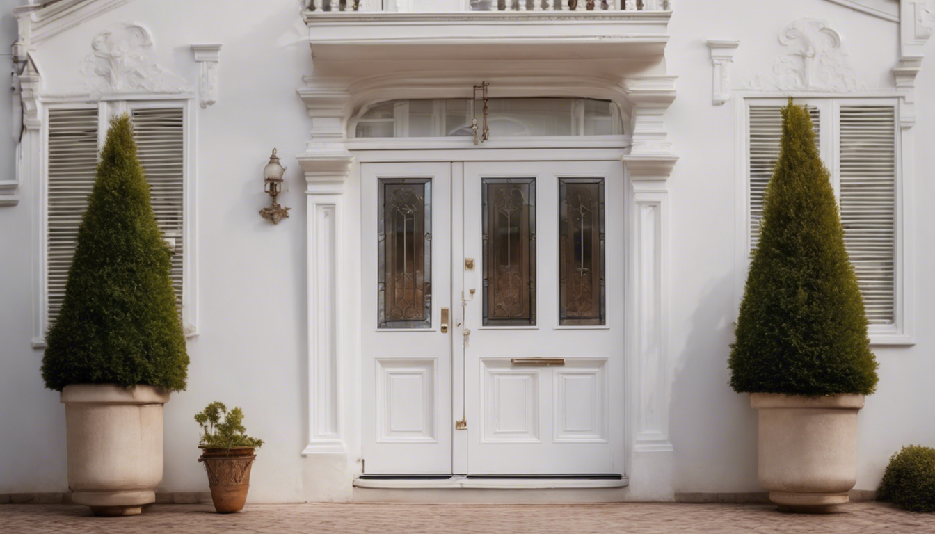 White color front door - Aapka Painter Blogs