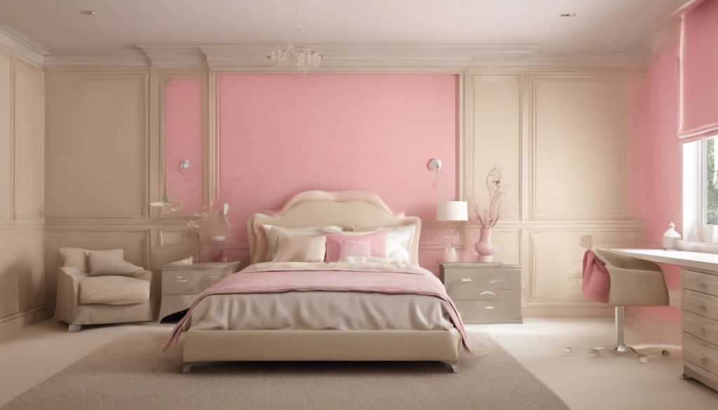 Beige and pink wall color combination - Aapka Painter Blogs