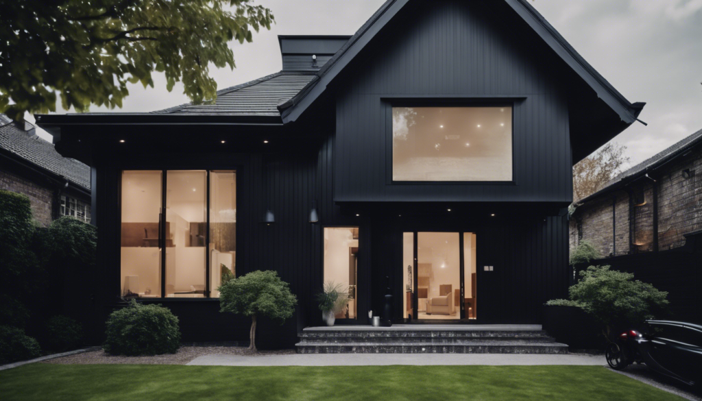 Black exterior wall colour - Aapka Painter Blogs
