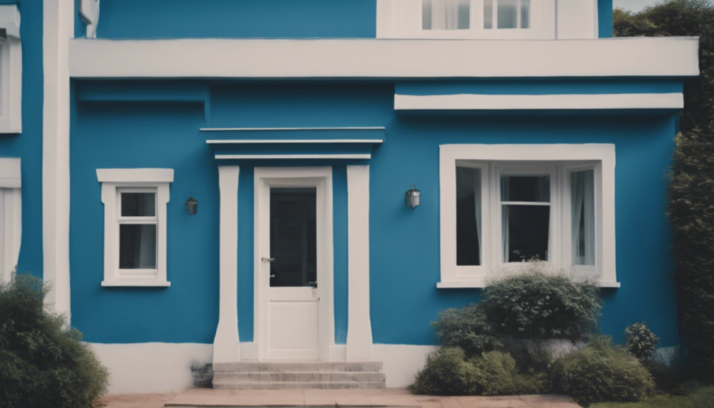 Vibrant blue exterior wall paint - Aapka Painter Blogs
