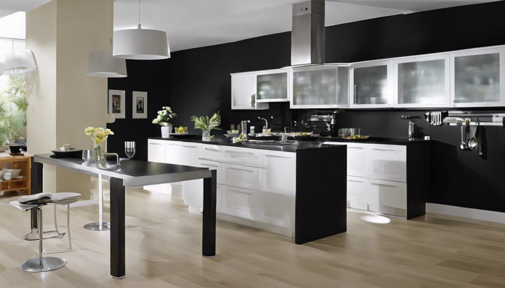 Bold black kitchen wall colors - Aapka Painter Blogs