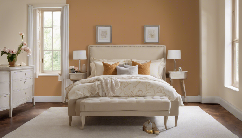 Brandy and pure ivory bedroom wall color - Aapka Painter Blogs