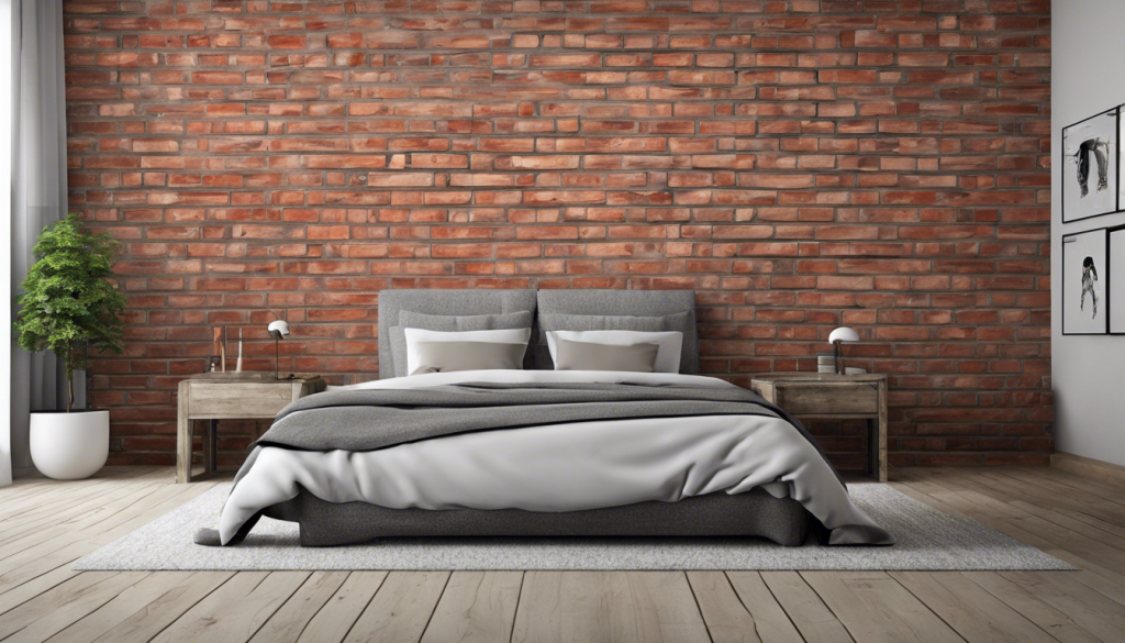 Bricked bedroom wall texture design - Aapka Painter Blogs