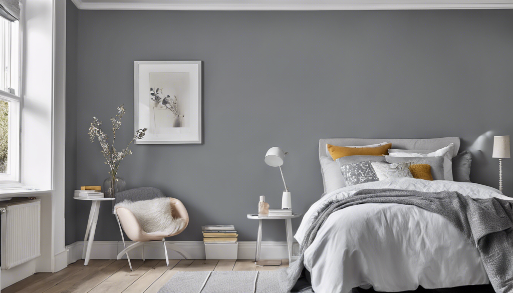 Chapel grey and whitener bedroom wall color - Aapka Painter Blogs