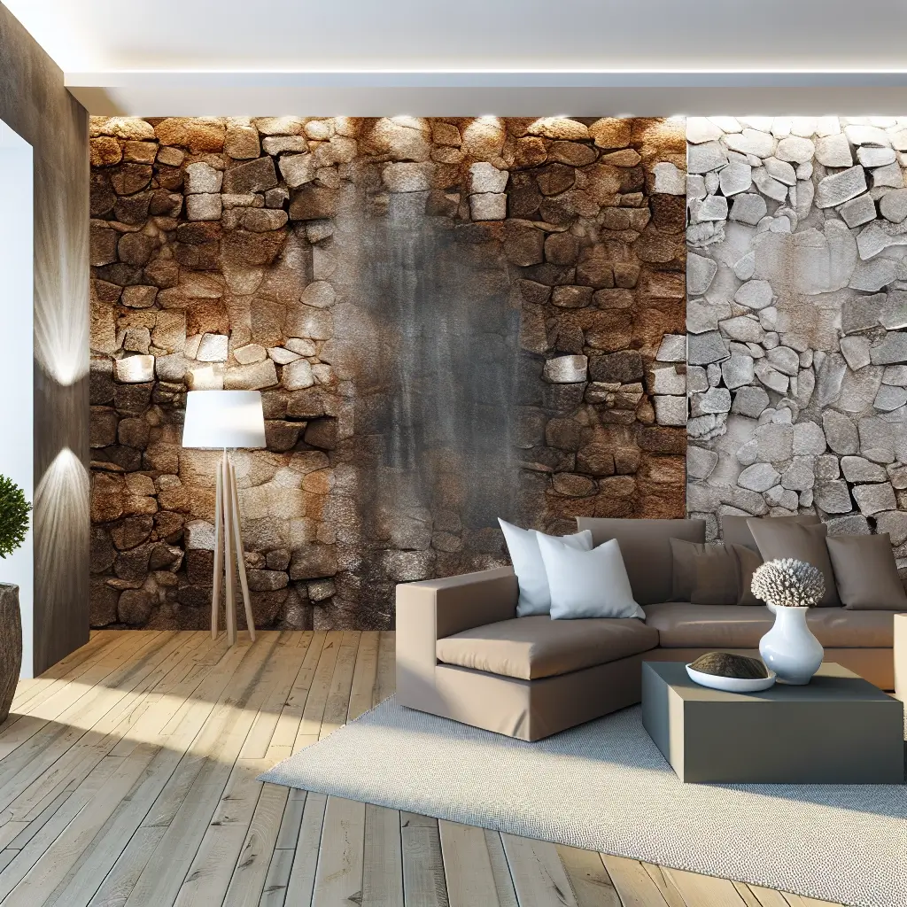 Rustic Stone Clad Accent Wall - Aapka Painter Blogs