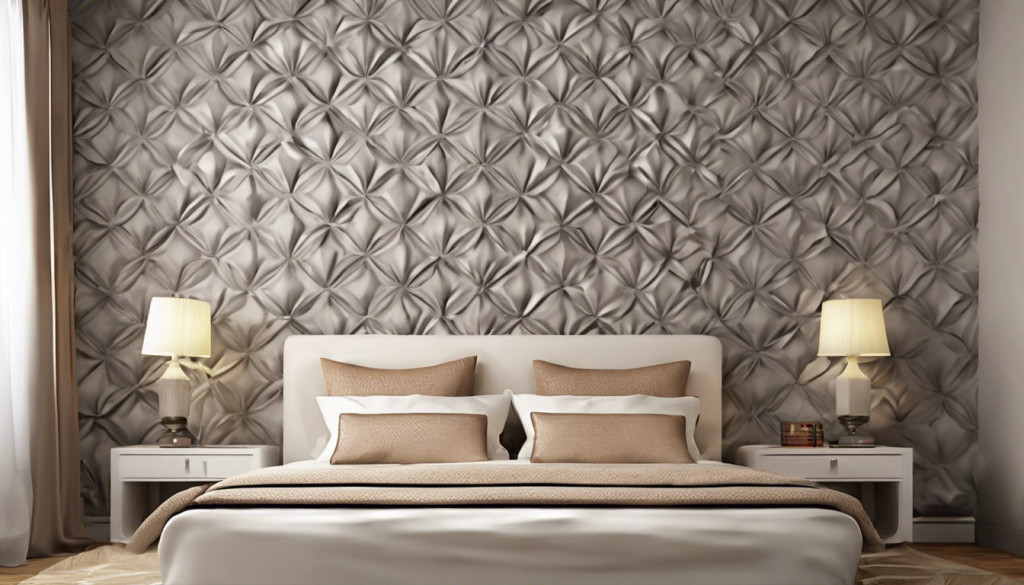 Fancy 3D bedroom wall texture design - Aapka Painter Blogs