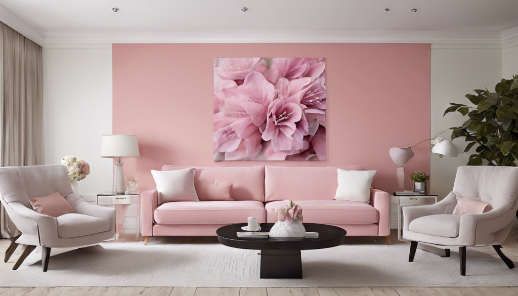 Fox glove pink and vanilla ice color living room - Aapka Painter Blogs