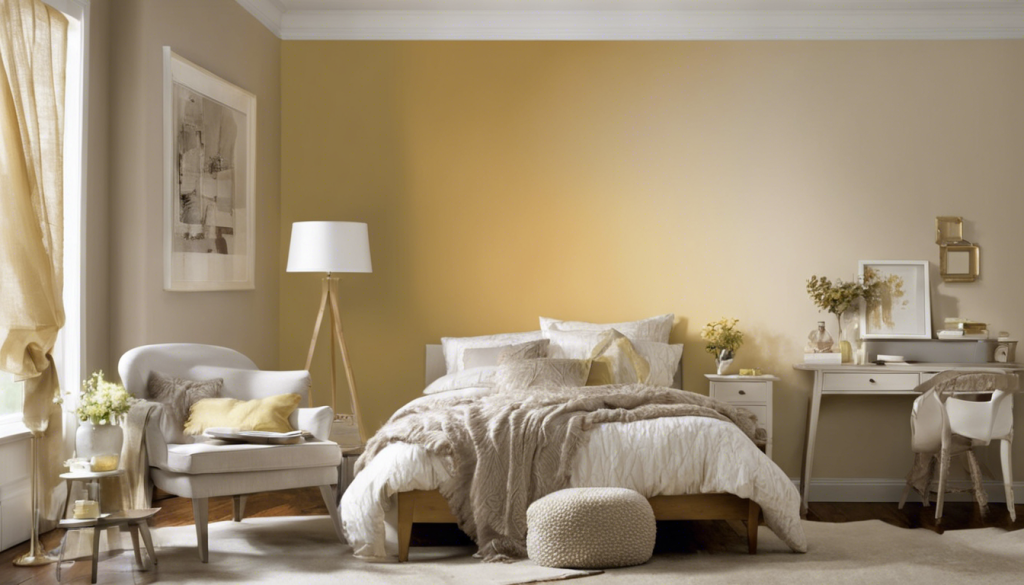 Golden ray and soft honey bedroom wall color - Aapka Painter Blogs