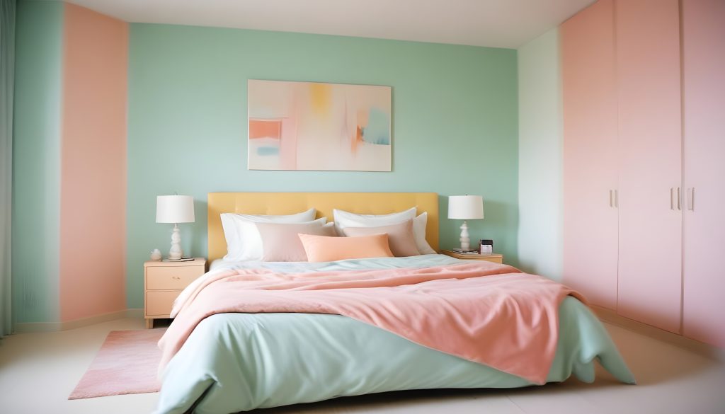 Green and pink wall color combination - Aapka Painter Blogs