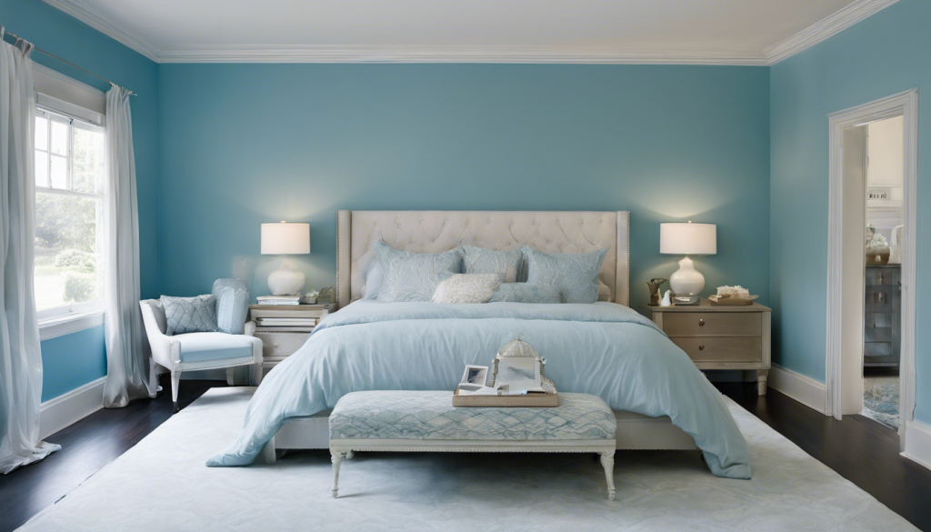 Ice blue bedroom wall color - Aapka Painter Blogs