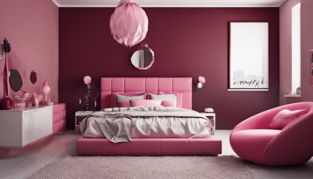 Maroon and pink wall color combination - Aapka Painter Blogs